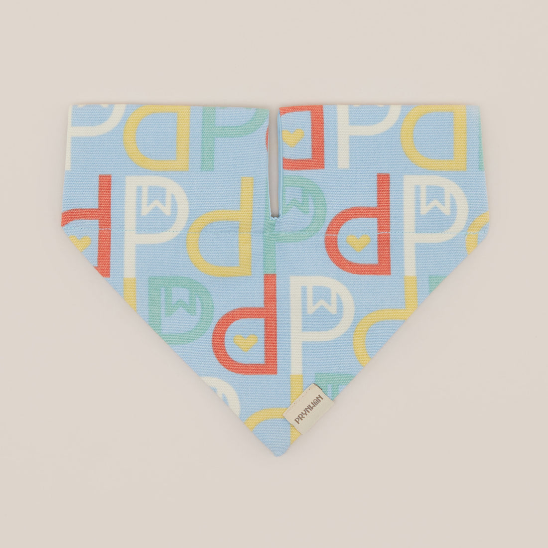 Dog Bandana Pw Pattern | ผ้าพันคอสำหรับสุนัข สีฟ้า