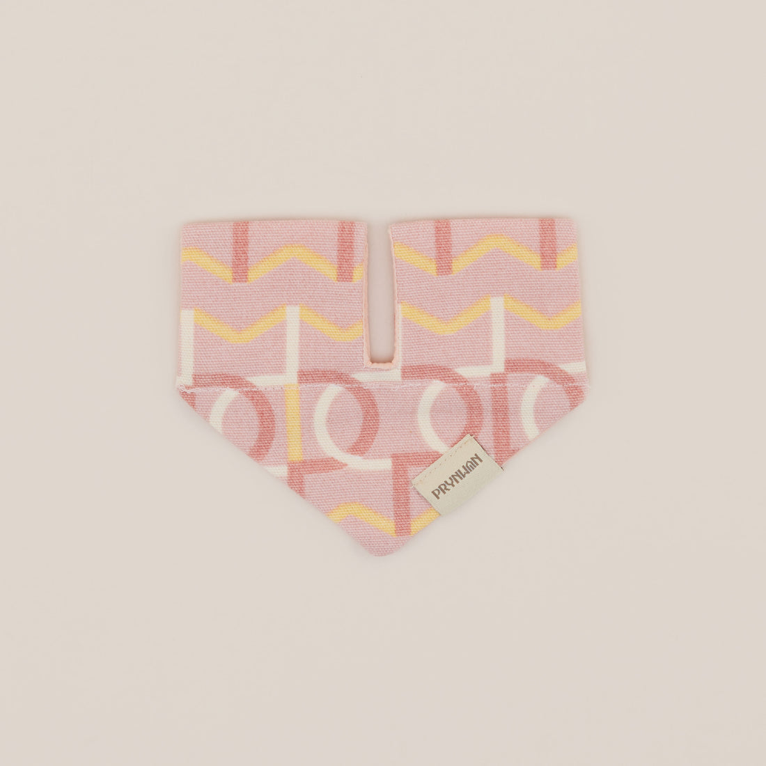 Dog Bandana Pw Pattern | ผ้าพันคอสำหรับสุนัข สีส้ม