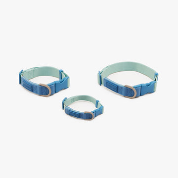 Dog Collar Two Tone | ปลอกคอ สัตว์เลี้ยง สีมิ้นต์-น้ำเงิน