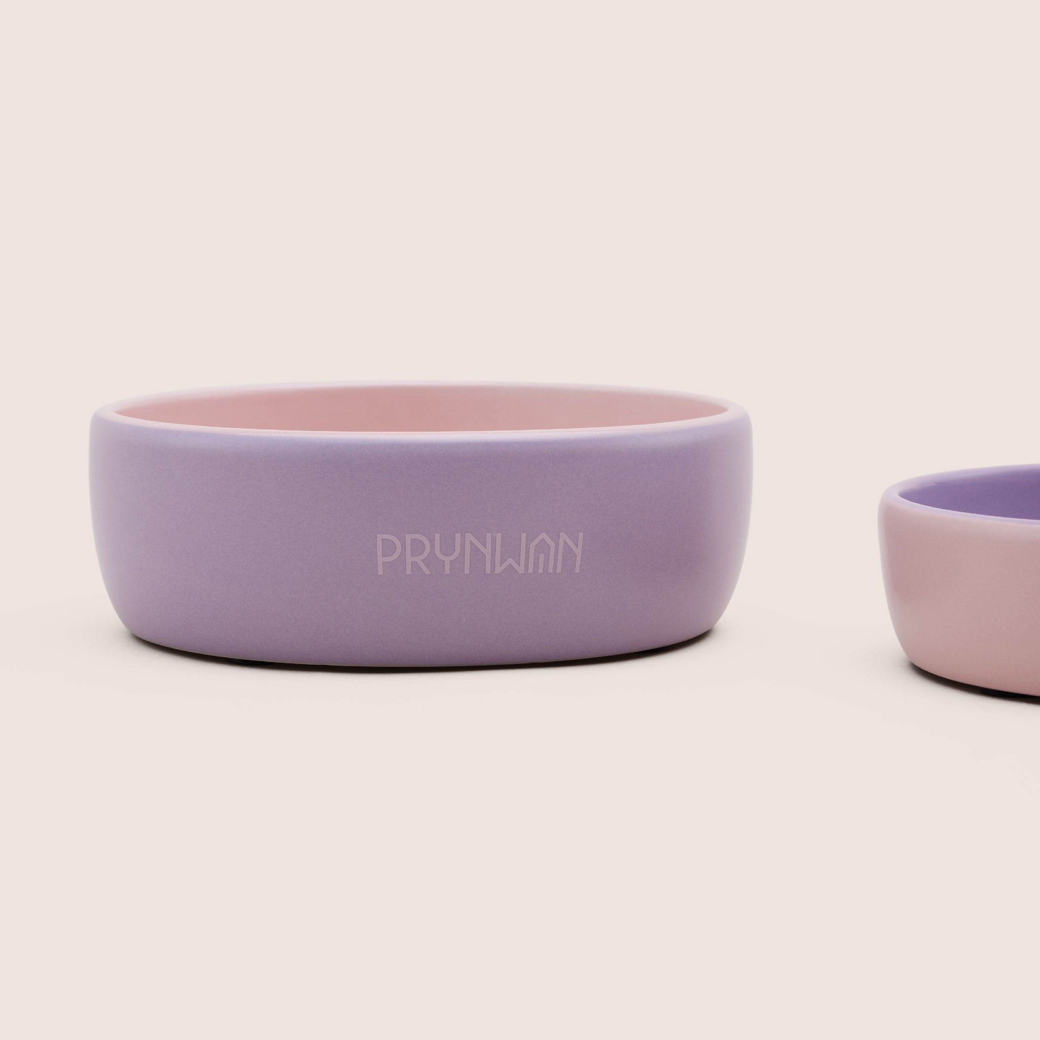 PET CERAMIC BOWL | ชามอาหารสัตว์เลี้ยงเซรามิก สีม่วง