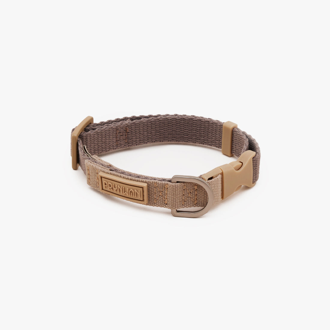 Dog Collar Two Tone | ปลอกคอ สัตว์เลี้ยง สีเทา-เบจ