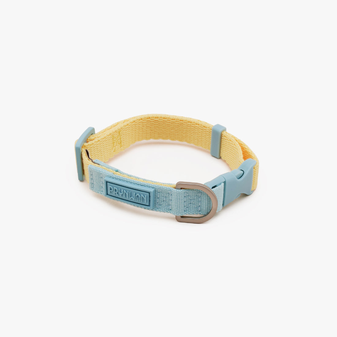 Dog Collar Two Tone | ปลอกคอ สัตว์เลี้ยง สีเหลือง-ฟ้า