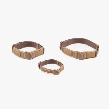 Dog Collar Two Tone | ปลอกคอ สัตว์เลี้ยง สีเทา-เบจ