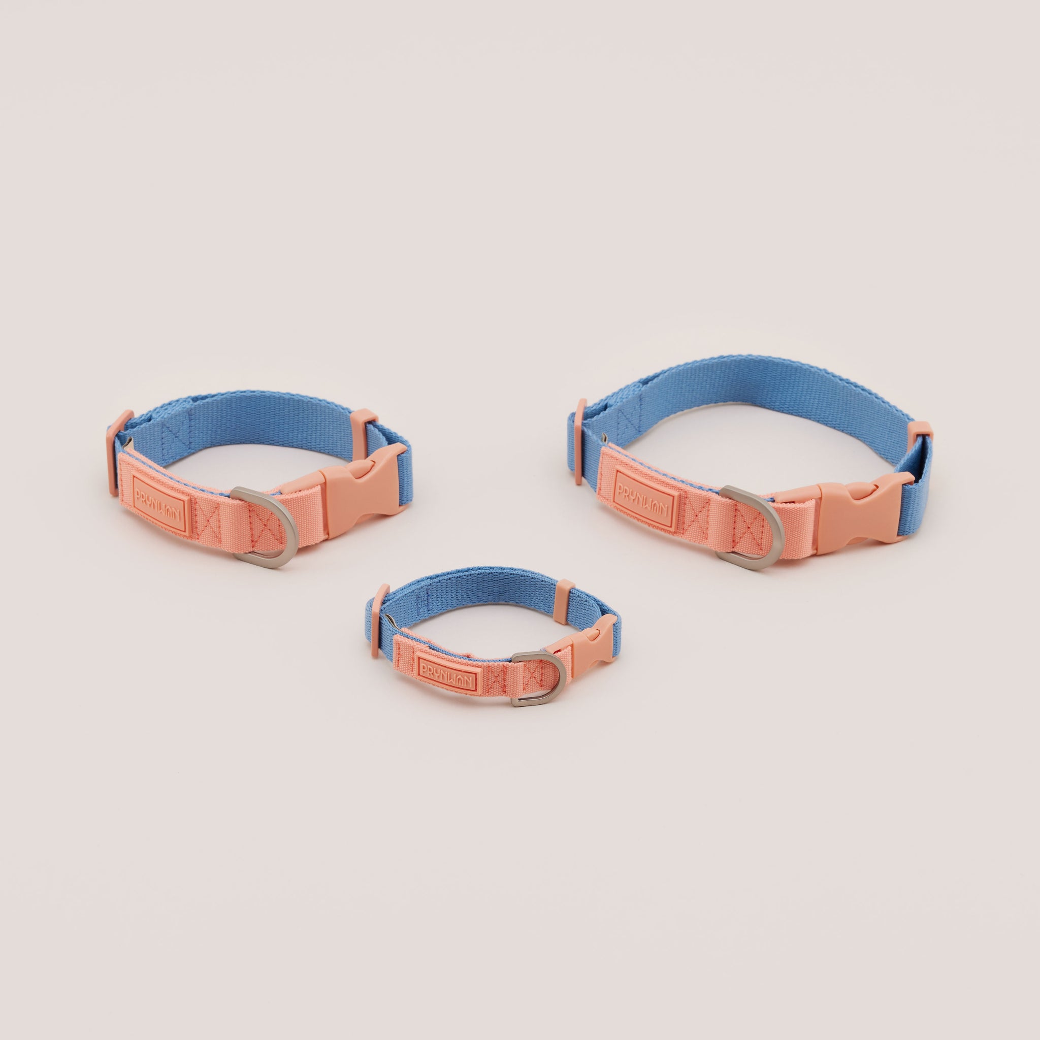 Dog Collar Two Tone | ปลอกคอ สัตว์เลี้ยง สีน้ำเงิน-ส้ม